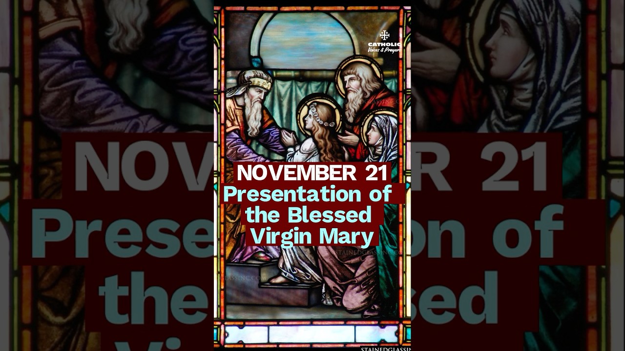 Mary’s First “Yes” to God | Presentation of the Blessed Virgin Mary (Nov 21)