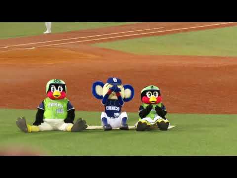 ミドる神宮と花火（つばドアラメインw）