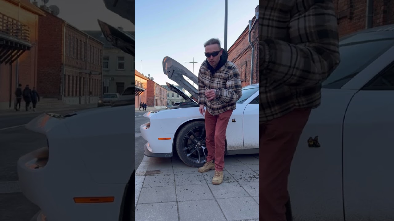 Dodge Challenger 6.4 атмо vs 6.2 компрессор🇺🇲