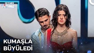 Makas Ve Kumaşla Sahne Büyüleyen Efsane Sanat Şovu Yetenek Sizsiniz