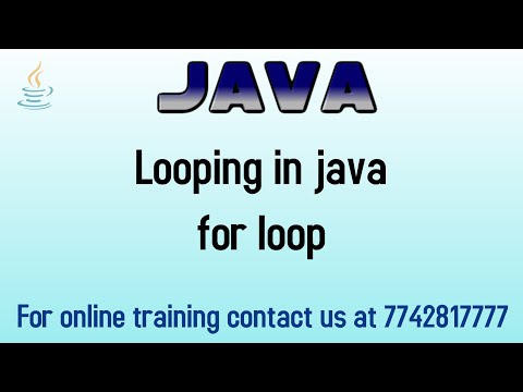 For Loop in Java