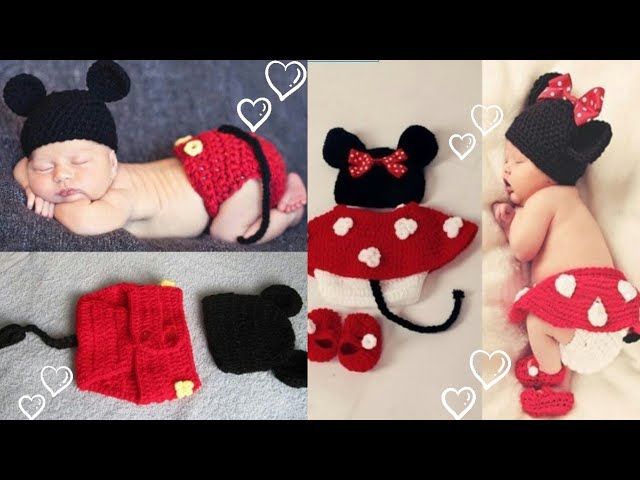 Disfraz Tejido A Crochet Para Bebes Recien Nacidos. Sombrero