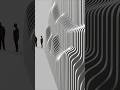 330 Parametric Random Wave Wal #parametric #그래스호퍼 #grasshopper #architecture #wall #rhino #CNC