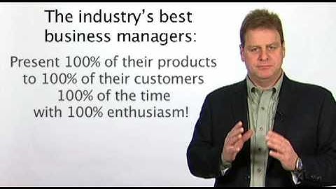 Success Tip 2 (Part2) - The Benefits of Menu Selling by Chris Schulthies