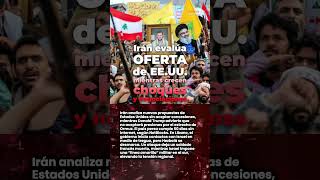 🪖 Oriente Medio en tensión: Irán evalúa oferta de EE.UU. mientras crecen choques y negociaciones