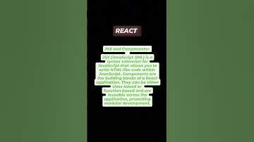 "JSX & Components in React: Build Reusable UIs Like a Pro!"