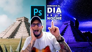 Convierte el día en noche en pocos pasos con Photoshop - Match Color - Igualar Tono