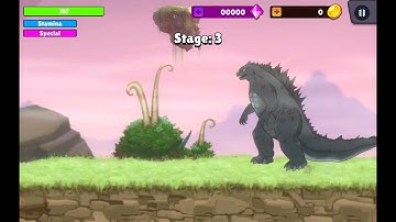 Playing kaiju brawl Godzilla vs kong Arcade mode