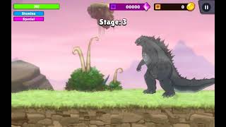 Playing kaiju brawl Godzilla vs kong Arcade mode screenshot 4