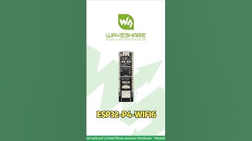 ESP32 P4 WIFI6,32MB PSRAM, 32MB Flash Onboard,WiFi 6 & BLE with SDIO Protocol#waveshare #esp32