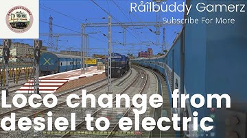 #wdm3d / #wap7 Loco Change From Desiel to Electric in Train Simulator 2022// WDM3D to WAP7