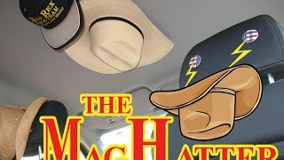 The car hat rack | truck hat rack solution to keep your caps or hats in the car without being exposed to the dangers of fading or 