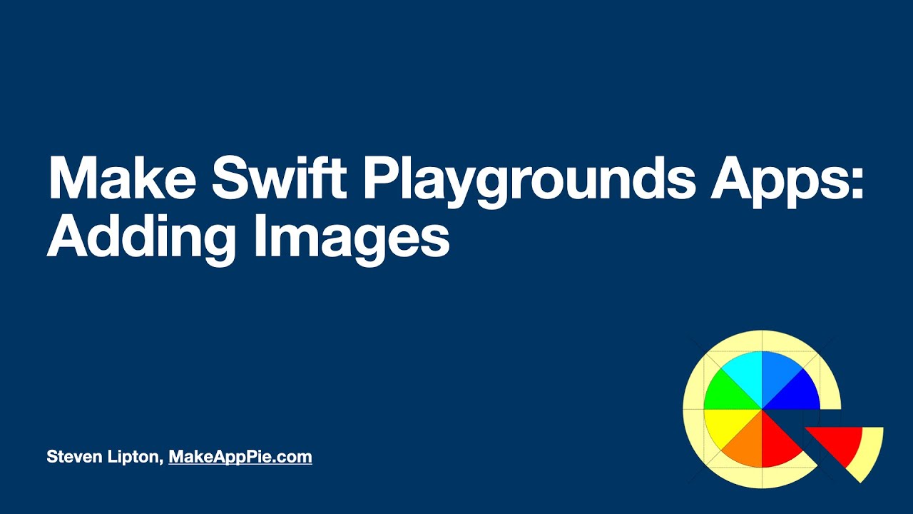 Make swift Playgrounds Apps: Adding Images - YouTube