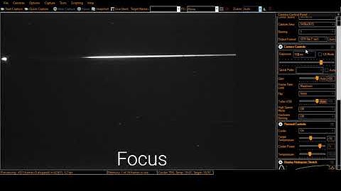 Quick demo - Drift scanning spectrography procedure
