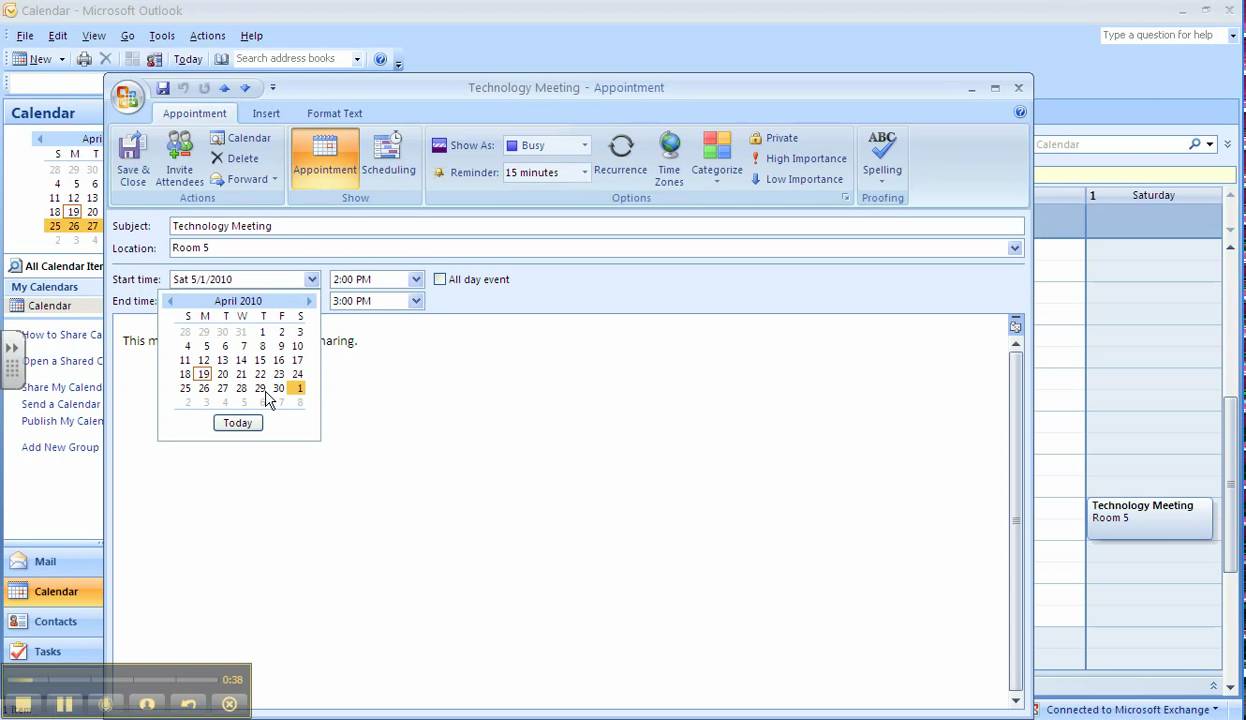 modifying-a-meeting-date-and-time-in-ms-outlook-2007-youtube