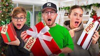 Datos SECRET SANTA with MYSTERY BUDGETS! - THE3HALLS Actualización