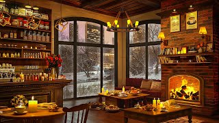 Cozy Coffee Shop Ambience & Smooth Jazz Music ☕ Relaxing Jazz Instrumental Music for Work, Study