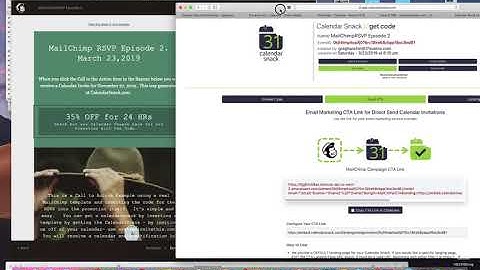 How to Create a MailChimp RSVP - Part 2 - March 23