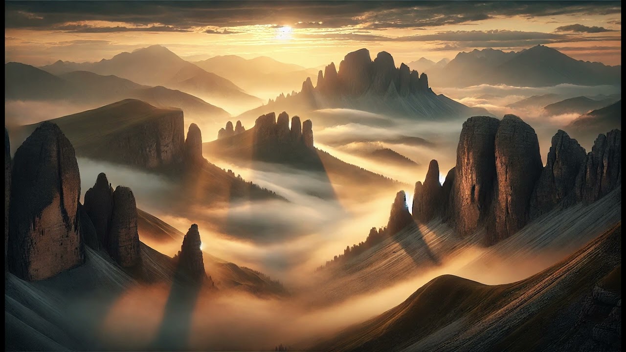 Peaceful Synth Lofi Chillhop with Pan Flute & Mountain Echoes for Deep Relaxation 🌄🌫️✨