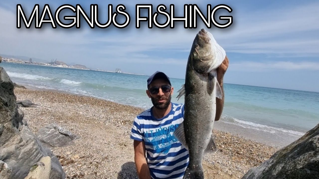 LUBINA XXL JORNADA DE PESCA ALICANTE LA FABRICA 🇪🇸MAGNUS FISHING