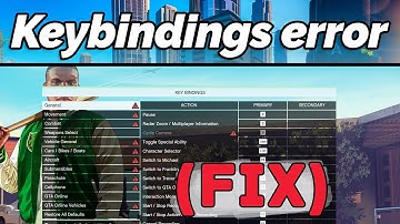 [FIX] GTA V You currently have inputs that are unbound or conflict error