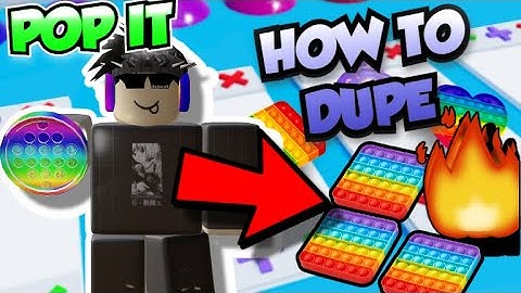 [PATCHED] ROBLOX POP IT TRADING DUPLICATION GLITCH