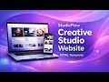 StudioFlow – Creative Studio &amp; Digital Agency One-Page HTML Website Template | Gumroad Demo