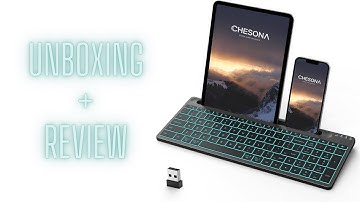 Unboxing and Review of the Chesona Wireless Bluetooth Keyboard