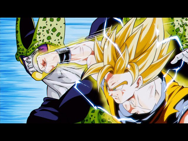 What If Goku went Super Saiyan 2 against Perfect Cell? FULL FIGHT | Dragon Ball Z class=