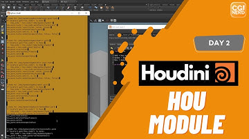 Day 2 - Houdini Hou Module | Houdini 10 Day Introduction to Python