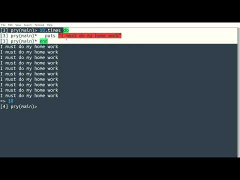 Ruby: Loops