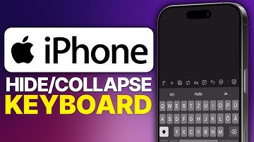 How To Hide/Collapse Keyboard on iPhone (2025 Updated Tutorial)