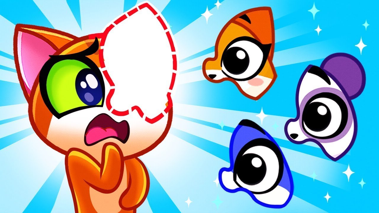 🔴 LIVE! 👃 Where Is My Nose? 🧩 Body & Face Puzzle Play | Purr-Purr Tails 🐾