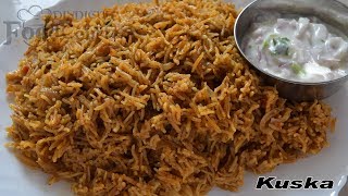 Kuska Recipe Plain Kuska Plain Biryanilunch Box Recipe