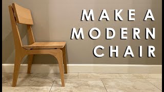 Making a Modern Dining Chair | Last Leg Woodworks