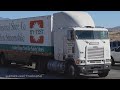 Truck Spotting USA | Military | Peterbilt | Kenworth | Freightliner Cabover | Engine Traffic Sounds