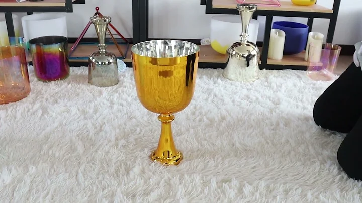 Golden Chalice Crystal Singing Bowl