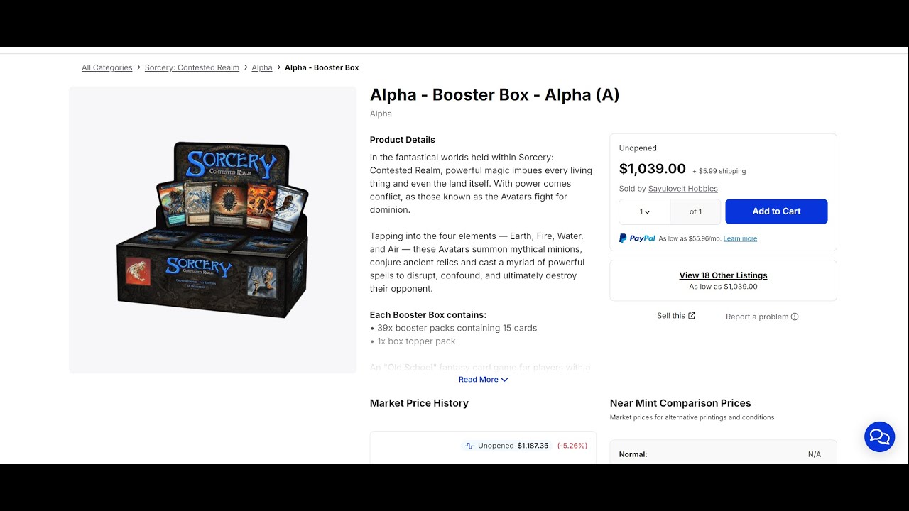 sorcery tcg alpha booster box Sorcery: Contested Realm - Gothic - conjure ancient relics and cast a myriad of powerful spells to disrupt Alpha - Booster Box -