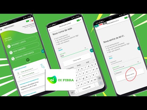 MUDAR SENHA E NOME DA REDE OI FIBRA PELO APP ( técnico virtual )