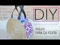 Como hacer BOLSO PLAYA FÁCIL, SIN MÁQUINA | DIY | Lorena Gil