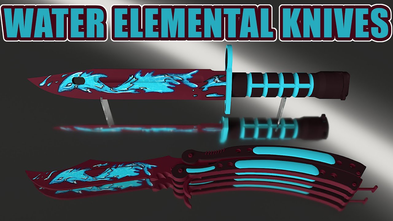WATER ELEMENTAL KNIVES (Concept) ★ CS:GO Showcase