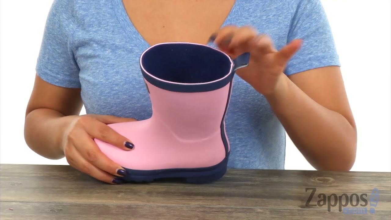 Hatley Kids Pink and Navy Rain Boots 