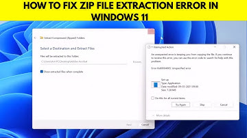 How to Fix ZIP File Extraction Error in Windows 11 (Easy Method)
