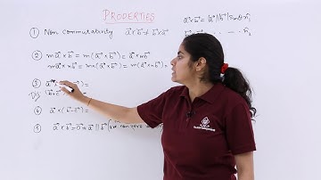 Class 12th – Properties of Cross Product | Vector Algebra | Tutorials Point