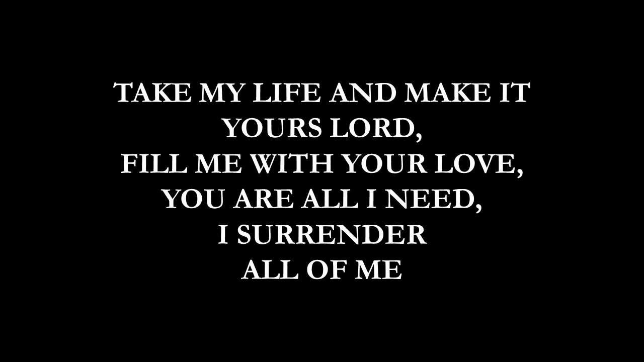 All of Me by Selah with Lyrics - YouTube