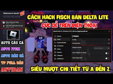 Cách Hack Roblox Vng Fish Fisch và Blox Fruit Delta x VNG trên Điện Thoại và Máy Tính – Hướng d��n tối ưu và khắc phục tình trạng lag mượt mà