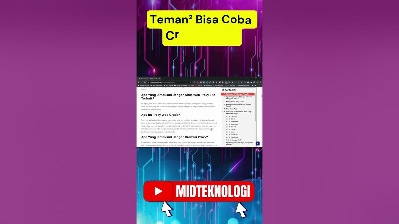 Croxy proxy site paling canggih dan cepat youtube