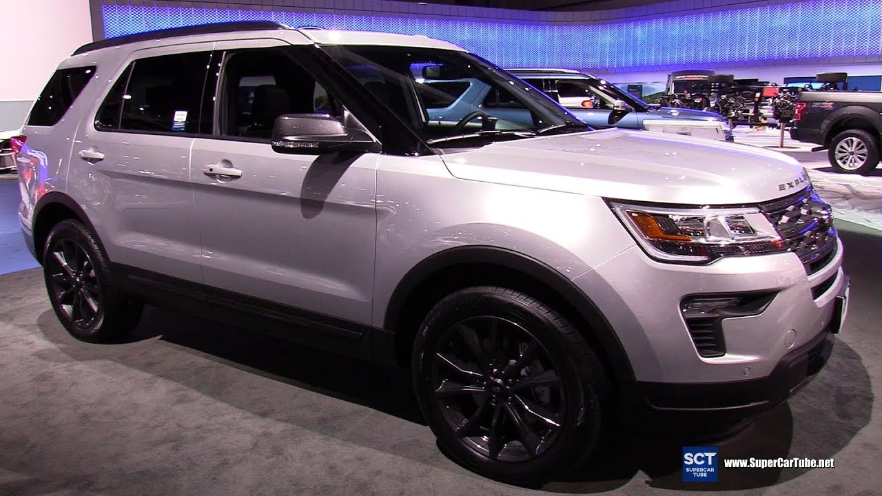 2018 Ford Explorer Xlt Exterior And Interior Walkaround 2017 La Auto Show