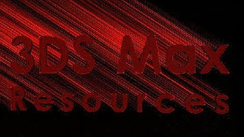 Animated Text Effect in 3ds Max