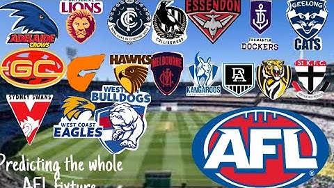 PREDICTING THE WHOLE AFL FIXTURE